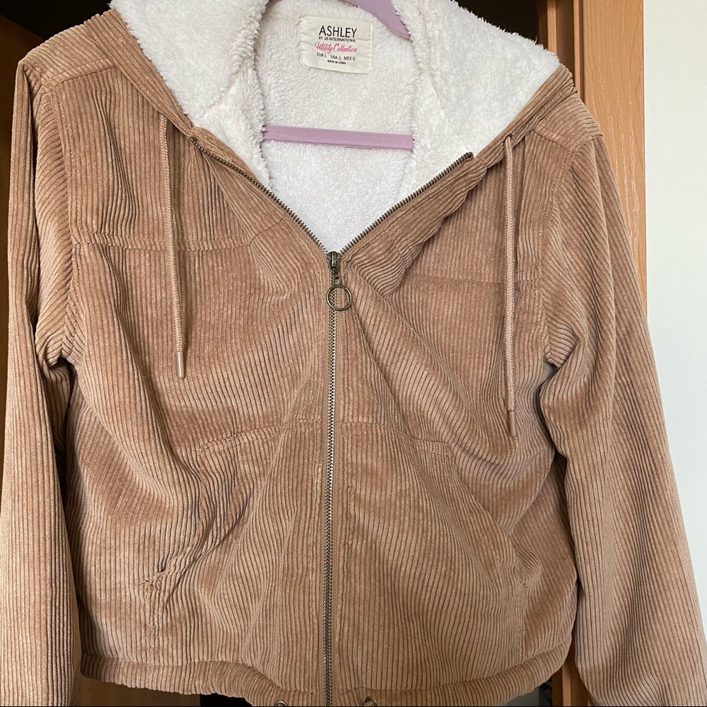 Fleece-lined Corduroy Jacket